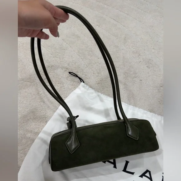 Brand new ALAIA Small Teckel Olive Suede - Picture 2 of 6